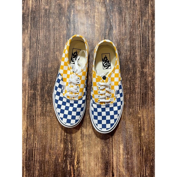 Vans Palm Tree/ Checkered Man’s Sidewall Sneaker size 8.0 - Picture 1 of 5